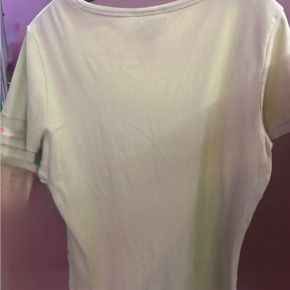 Christopher & Banks Cream Short Sleeve T-Shirt - Picture 4 of 4